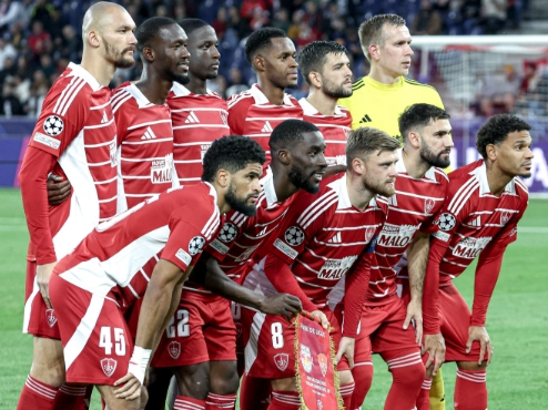 Ludovic Ajorque chính thức gia nhập Brest từ Mainz